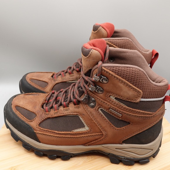 Magellan Outdoors Mens Size 8.5D Brown Leather Anke Boots FWMFMC1018 MinFlaws - Picture 1 of 10